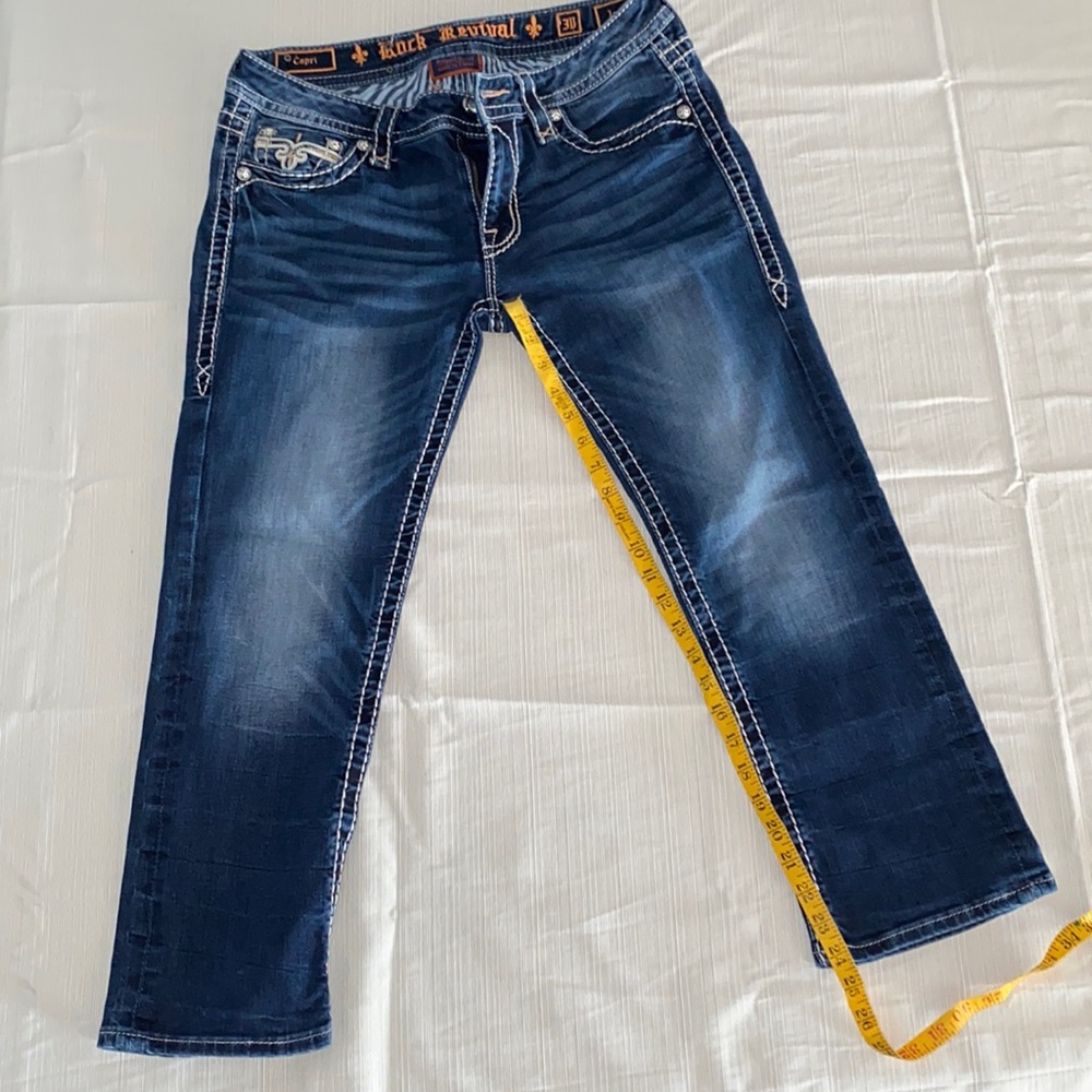 Rock Revival Iselin capri jeans